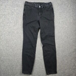 Kuhl Jeans Women 14R Black Stretch Denim Gorpcore Outdoor Casual Elastic Waist